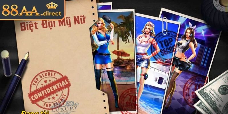 Khám phá tổng quan siêu phẩm game biệt đội mỹ nữ 88AA
