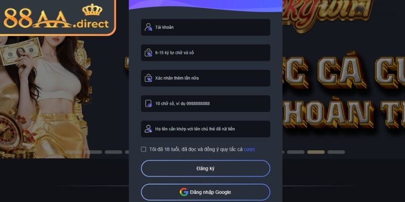 Đăng Ký 88AA Với Hướng Dẫn Chi Tiết Từ A Đến Z Cho Tân Thủ 2 Cung cấp thông tin đăng ký 88AA
