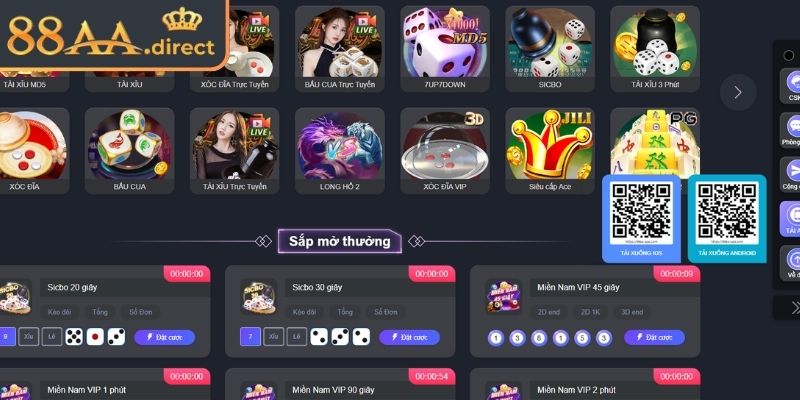 Hướng dẫn tải app 88AA trên máy tính